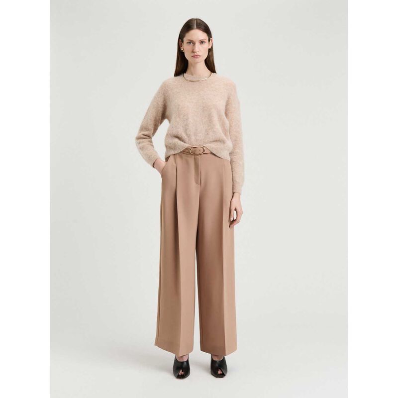 Veronika Maine Brushed Alpaca Wool Blend Knit image number 3